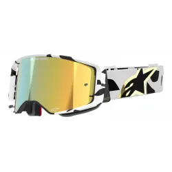Ochelari Alpinestars Supertech Corp White Gold Mirror
