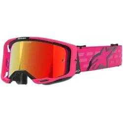 Ochelari Alpinestars Vision 8 Corp Pink Mirror Red