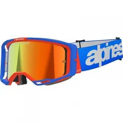 Ochelari Alpinestars Vision 8 Wordmark Blue Orange Mirror Red