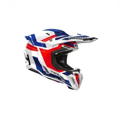 Casca Airoh Twist 3 Dynasty Red/Blue Gloss