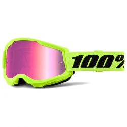 Ochelari 100% Strata 2 NEON YEL Mirror Pink