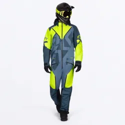Combinezon snowmobil FXR Cold Cross CX FAST Insulated Lt Steel HiVis