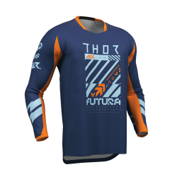 Tricou Thor Launchmode Futura Navy Orange