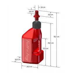 Canistra benzina TUFF JUG Gen3 Red 10L