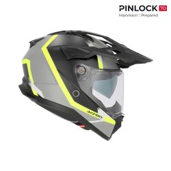 Casca Acerbis Attack Black Fluo Yellow