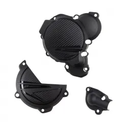 Kit protectii motor KTM EXC TBI 250/300 24-25 Polisport Black