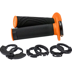 Mansoane lock-on KTM 150-501 98-25 2T/4T Domino D200 Black Orange