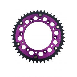 Pinion spate otel aluminiu KTM/Husq 125/530 14-25 Purple XMoto