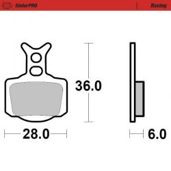 Placute frana fata/spate KTM 50 SX 24-25 Moto Master SinterPro Racing