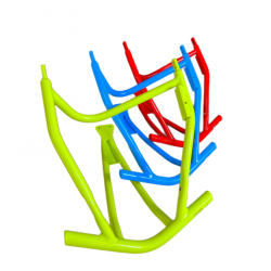 B&amp;M Fabrication Bara Protectie Fata Polaris Matryx HD 155" Black