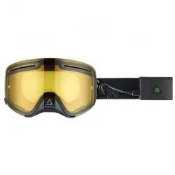 Ochelari snow lentila magnetica incalzita cu baterie Electric AMOQ Yellow