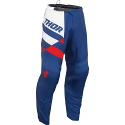 Pantaloni copii Thor Sector Checker Navy Red