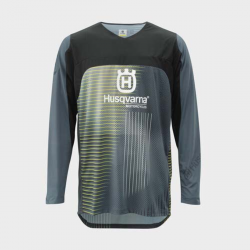Tricou Husqvarna Railed Grey