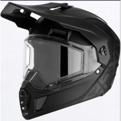 Casca cu viziera dubla FXR Clutch X Prime Black