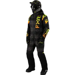 Combinezon snowmobil FXR Helium Insulated Black Plaied Inferno 23
