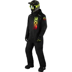 Combinezon snowmobil FXR M Recruit FAST Insulated Black Sherbert 23