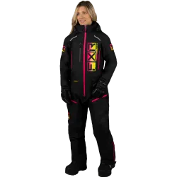 Combinezon dama snow FXR Recruit FAST Black Rasp insulated 23