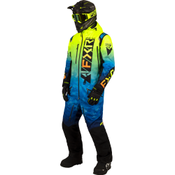 Combinezon snowmobil FXR Helium Lite Blue Hivis Fade Inferno 23