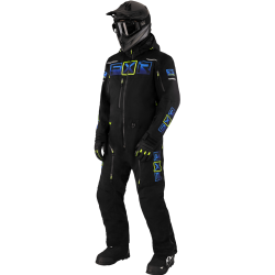Combinezon snowmobil FXR Maverick Lite Black Blue Hivis 23