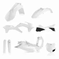 Kit complet plastice KTM SX 125/505 15-16 Acerbis White