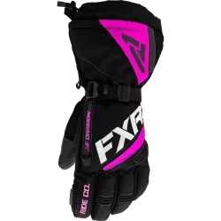 Manusi dama snow FXR Fusion Black Elec Pink