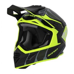 Casca Acerbis X-Track 22.06 Black Yellow Fluo