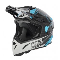 Casca Acerbis Steel Carbon White Blue