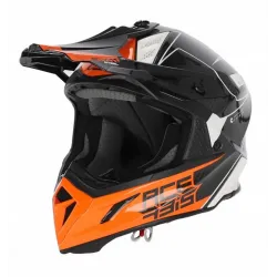 Casca Acerbis Steel Carbon White Orange