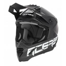 Casca Acerbis X-Track Black White