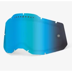 Lentila ochelari 100% generatia 2 snow dubla ventilata Mirror Blue