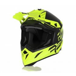 Casca Acerbis Steel Carbon Yellow Fluo