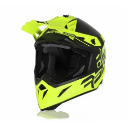 Casca Acerbis Steel Carbon Yellow Fluo