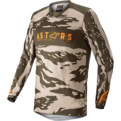 Tricou copii Alpinestars Racer Tactical Camo Sand