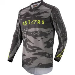 Tricou copii Alpinestars Racer Tactical Camo Yellow