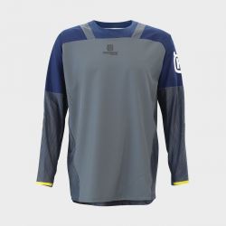 Tricou Husqvarna Gotland Grey Blue