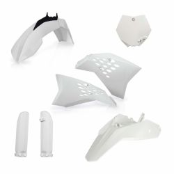 Kit complet plastice KTM SX 65 09-11 Acerbis White