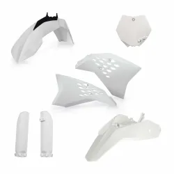 Kit complet plastice KTM SX 65 09-11 Acerbis White