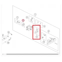 Placute frana spate GasGas 21-22