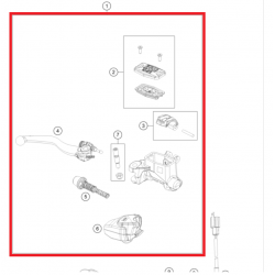Pompa frana mana GasGas EC 250/300 21-22