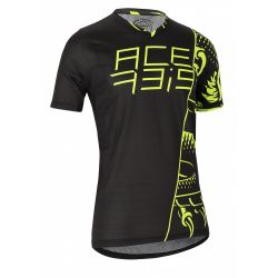 Tricou MTB Acerbis Combat Black Yellow