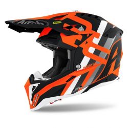 Casca Airoh Aviator 3 Rainbow Orange