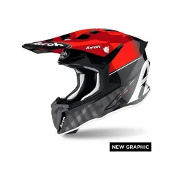 Casca Airoh Twist 2.0 Tech Red Gloss