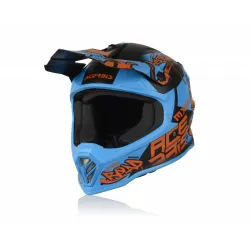 Casca copii Acerbis Steel Blue Red