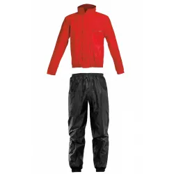 Combinezon ploaie Acerbis Logo Red Black