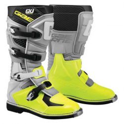 Cizme copii Gaerne GX-Junior Grey/Yellow Fluo