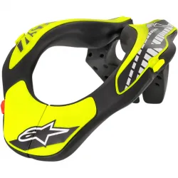 Suport gat copii Alpinestars Black Yellow Fluo