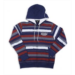 Hanorac Kini Stripes Dark Navy Grey