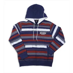 Hanorac Kini Stripes Dark Navy Grey