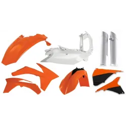 Kit complet plastice KTM 12-13 Acerbis Orange/White