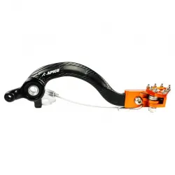 Pedala frana KTM 125/530 08-16 negru/portocaliu Aworkx